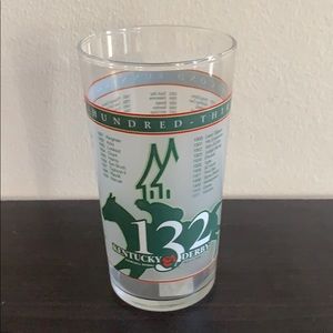 132 Kentucky derby glass